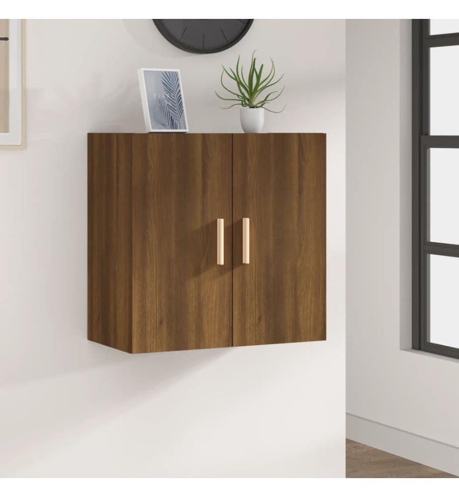 vidaXL Wandschrank Braun Eichen-Optik 60x30x60 cm Holzwerkstoff