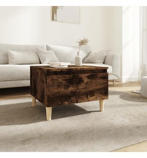 vidaXL Beistelltisch Räuchereiche 50x46x35 cm Holzwerkstoff