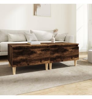 vidaXL Beistelltische 2 Stk. Räuchereiche 50x46x35 cm Holzwerkstoff