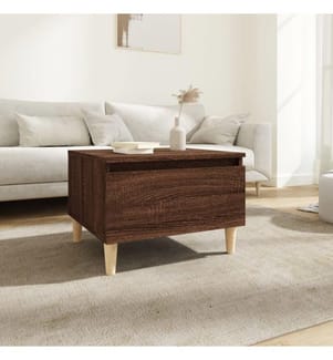 vidaXL Beistelltisch Braun Eichen-Optik 50x46x35 cm Holzwerkstoff