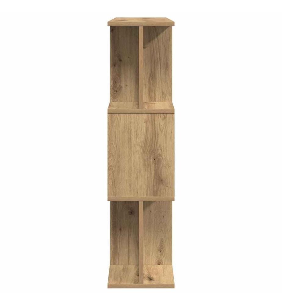 vidaXL Bibliothèque chêne artisanal 80x24x96 cm bois d'ingénierie