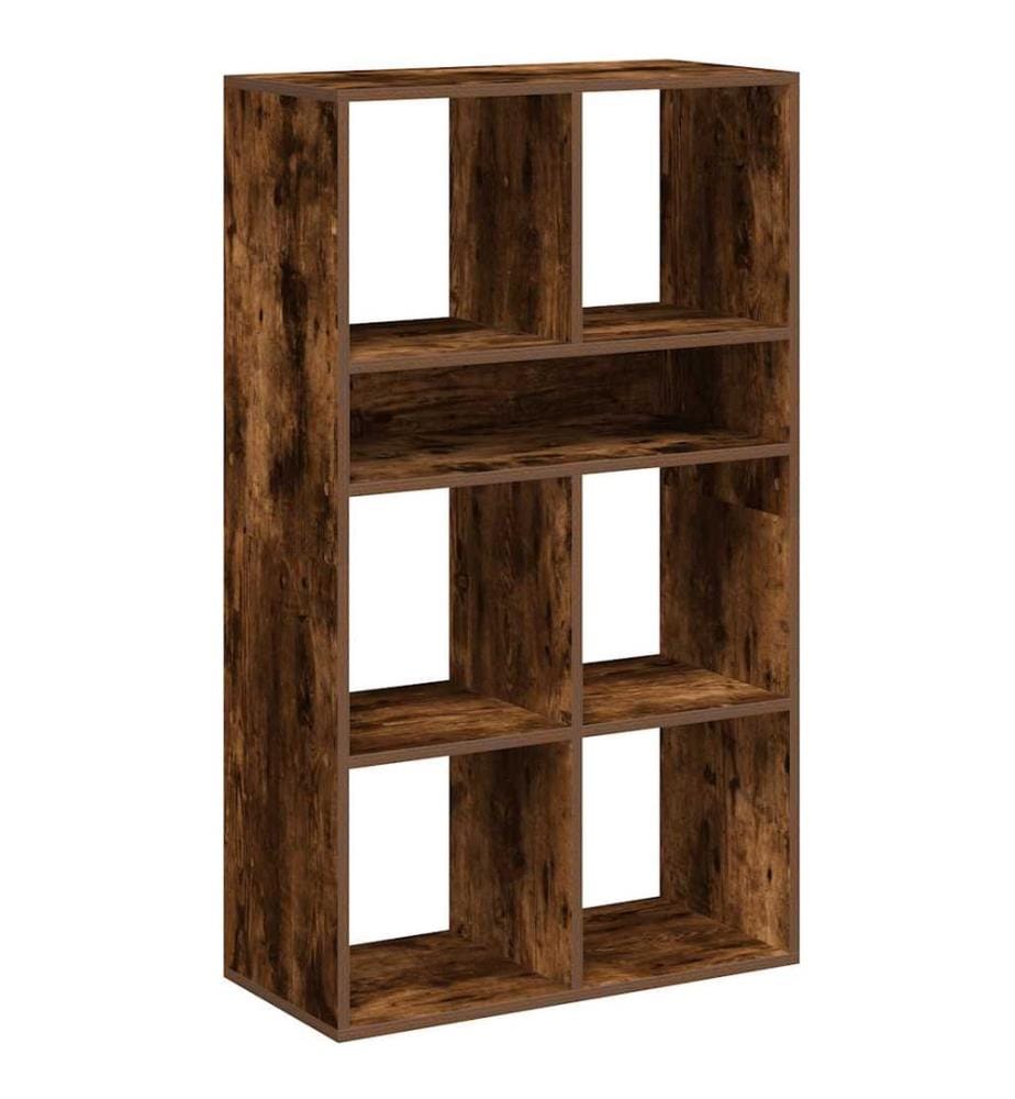 vidaXL Bibliothèque chêne fumé 66x31x112 cm bois d'ingénierie