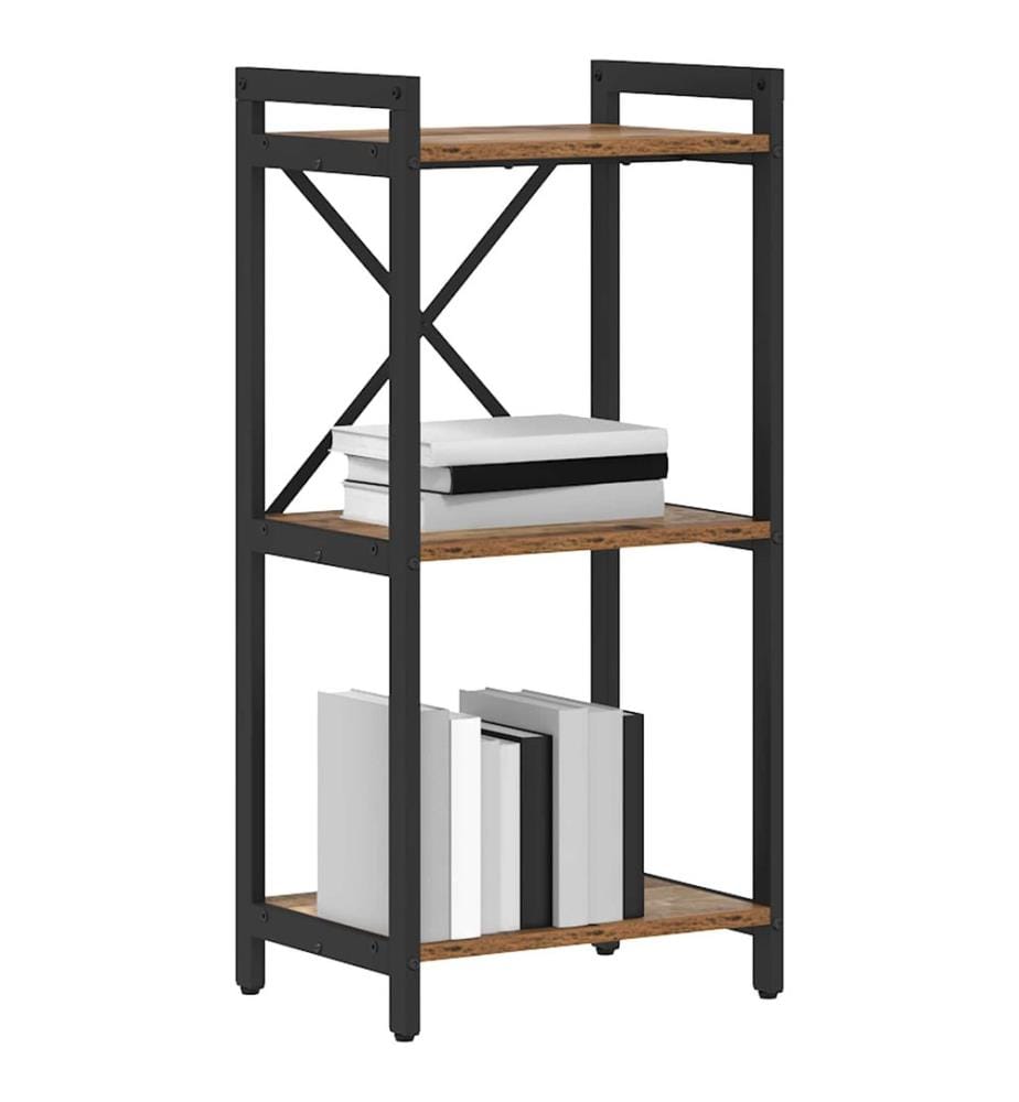 vidaXL Bücherregal Altholz 40 x 30 x 85 cm Holzwerkstoff