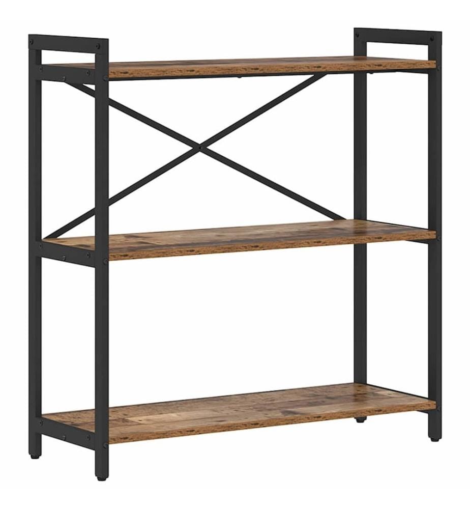 vidaXL Bücherregal Altholz 80 x 30 x 85 cm Holzwerkstoff