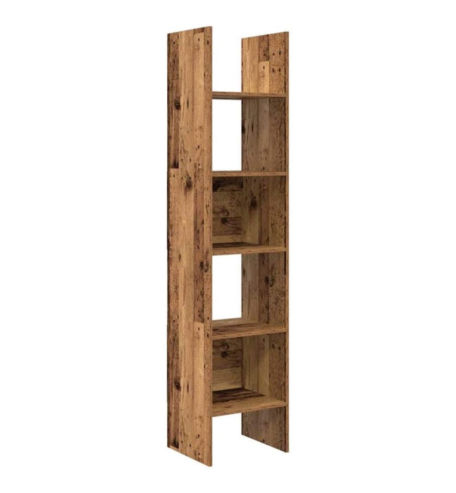 vidaXL Bücherregal Altholz 40 x 35 x 180 cm Holzwerkstoff