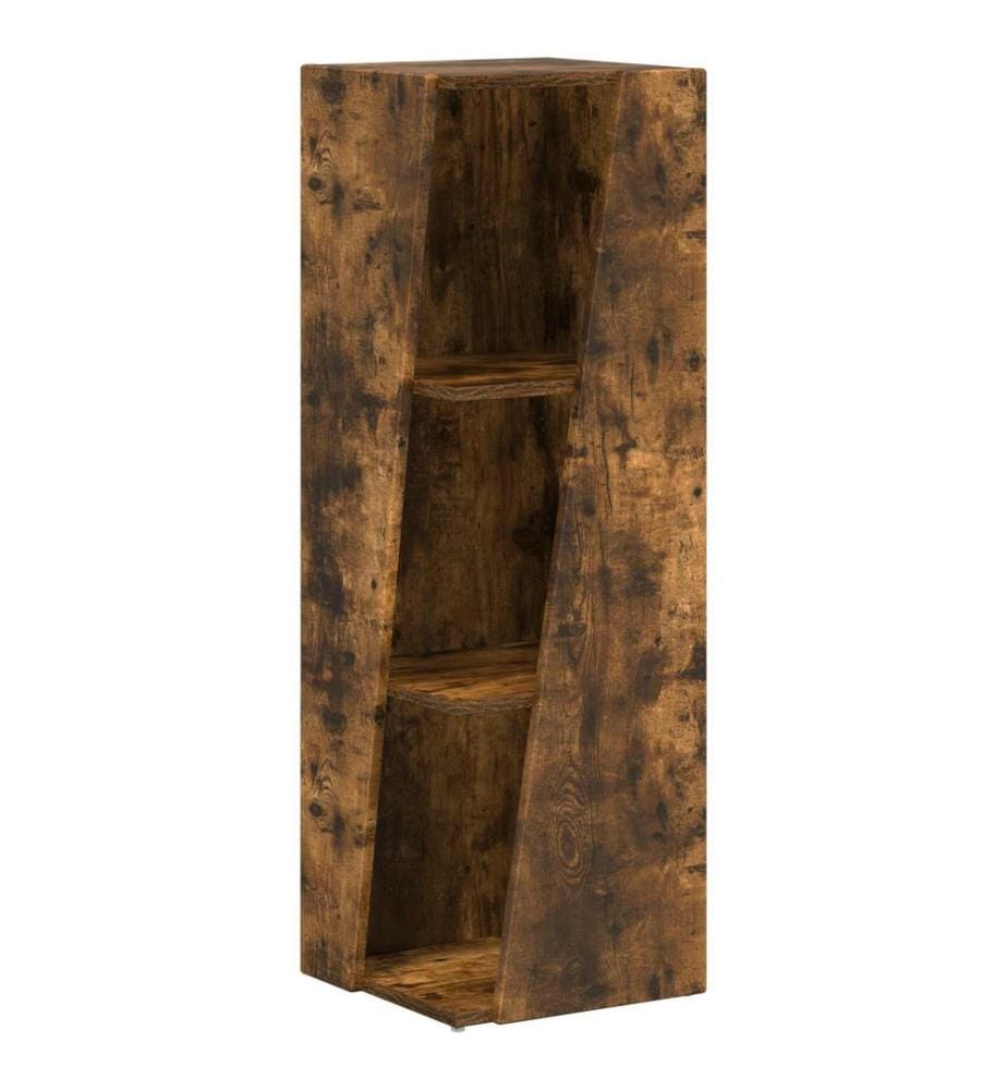 vidaXL Seitenregal Geräucherte Eiche 33 x 32 x 100,5 cm Holzwerkstoff