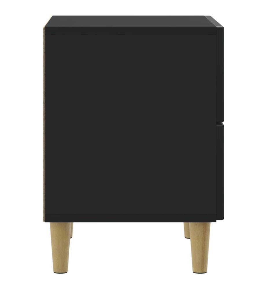 vidaXL Nachttisch Schwarz 43 x 34,5 x 48 cm Holzwerkstoff