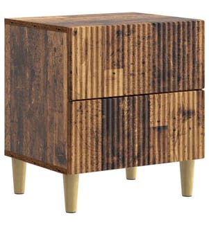 vidaXL Nachttisch Altholz 43 x 34,5 x 48 cm Holzwerkstoff