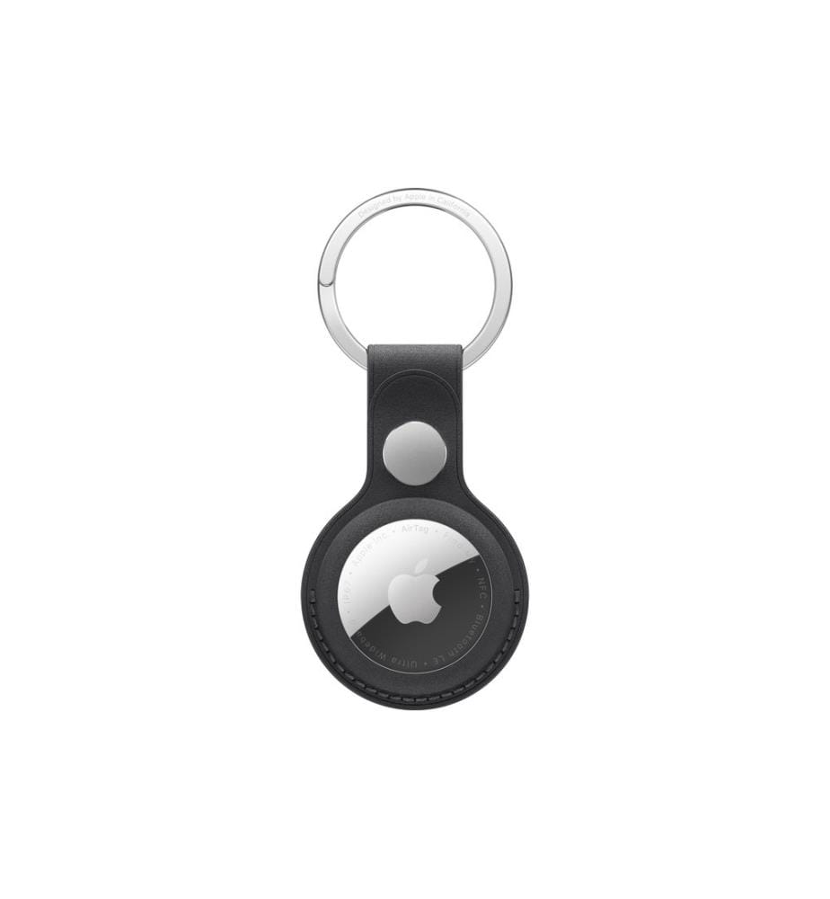 Apple AirTag Schlüsselanhänger aus Feingewebe Schwarz