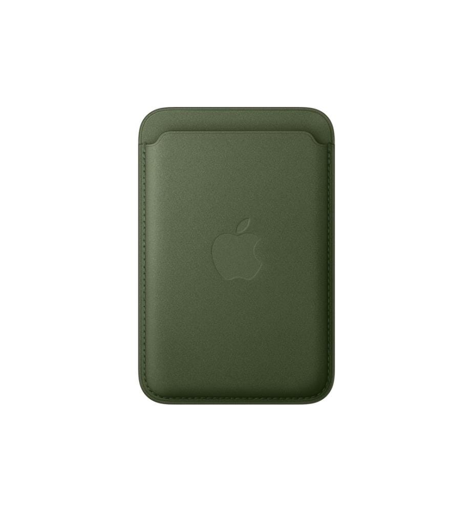 Apple iPhone Fine Woven Wallet mit MagSafe Moosgrün