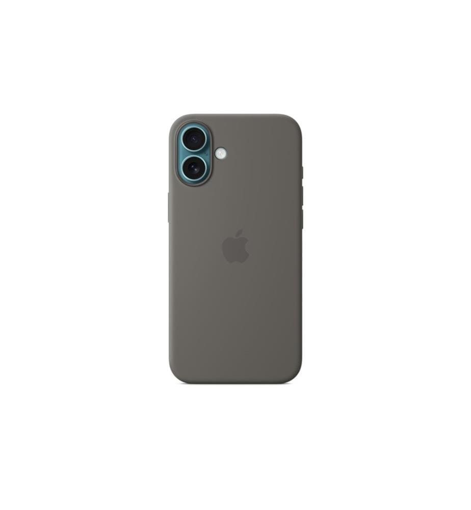 Apple Silicone Case mit MagSafe iPhone 16 Plus Steingrau