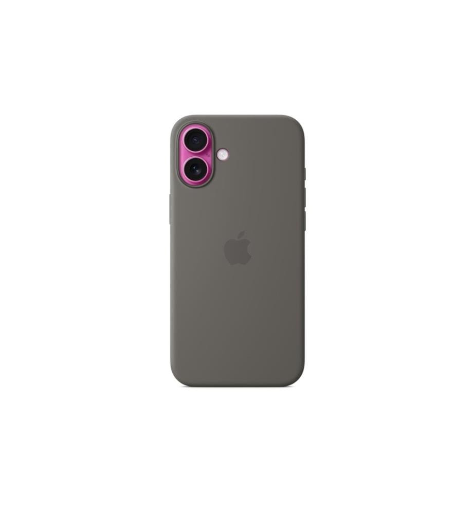 Apple Silicone Case mit MagSafe iPhone 16 Plus Steingrau