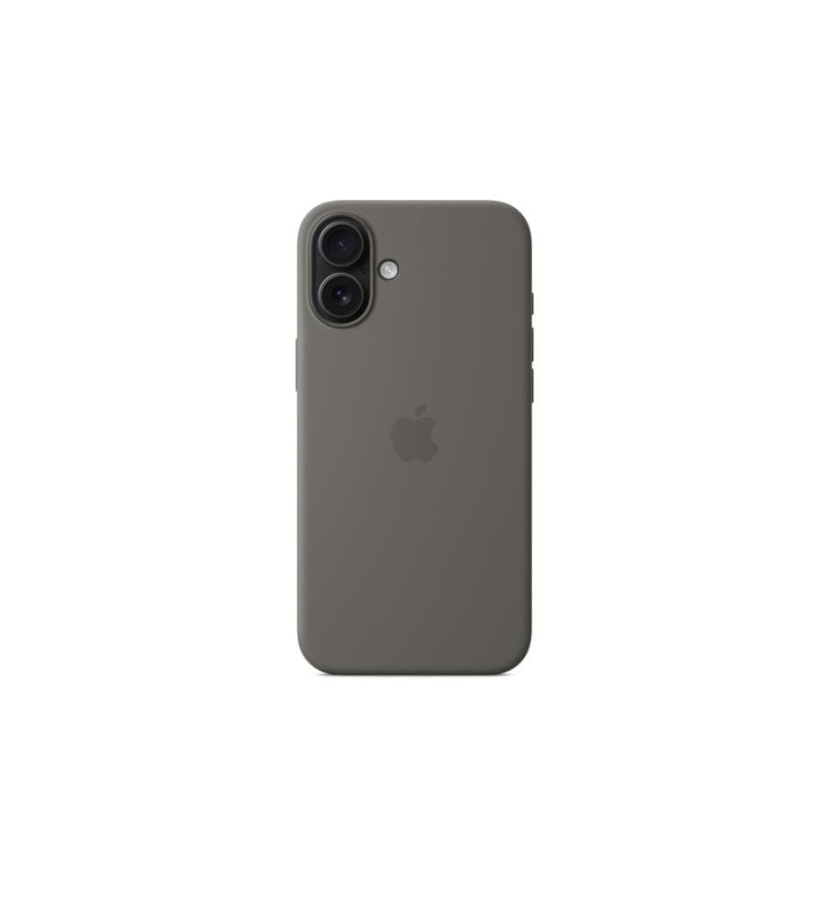 Apple Silicone Case mit MagSafe iPhone 16 Plus Steingrau