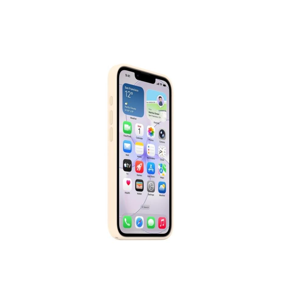 Apple Silicone Case mit MagSafe iPhone 17e Vanilla