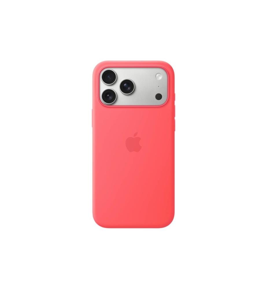 Apple Coque en silicone avec MagSafe iPhone 17 Pro Max Guava Vif