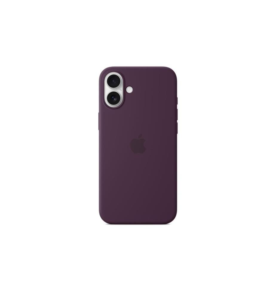 Apple Coque en silicone avec MagSafe iPhone 16 Plus Prune