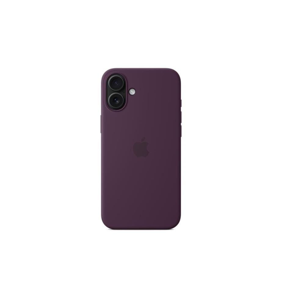 Apple Coque en silicone avec MagSafe iPhone 16 Plus Prune