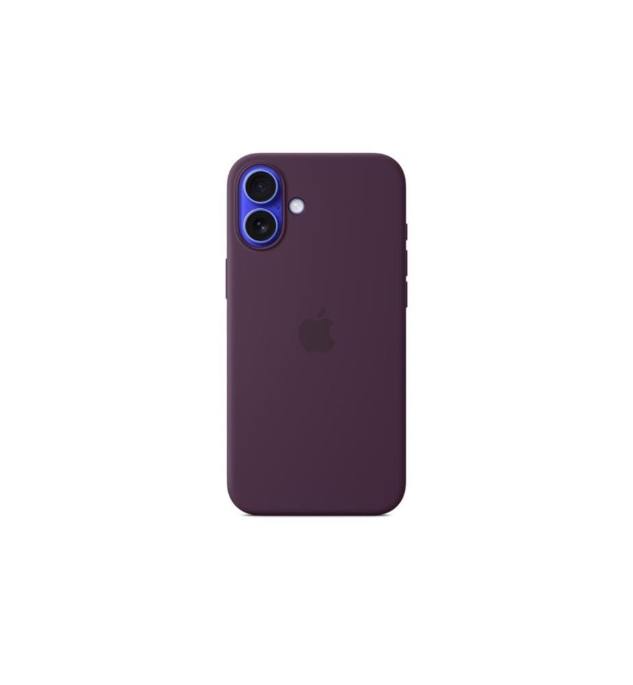 Apple Coque en silicone avec MagSafe iPhone 16 Plus Prune