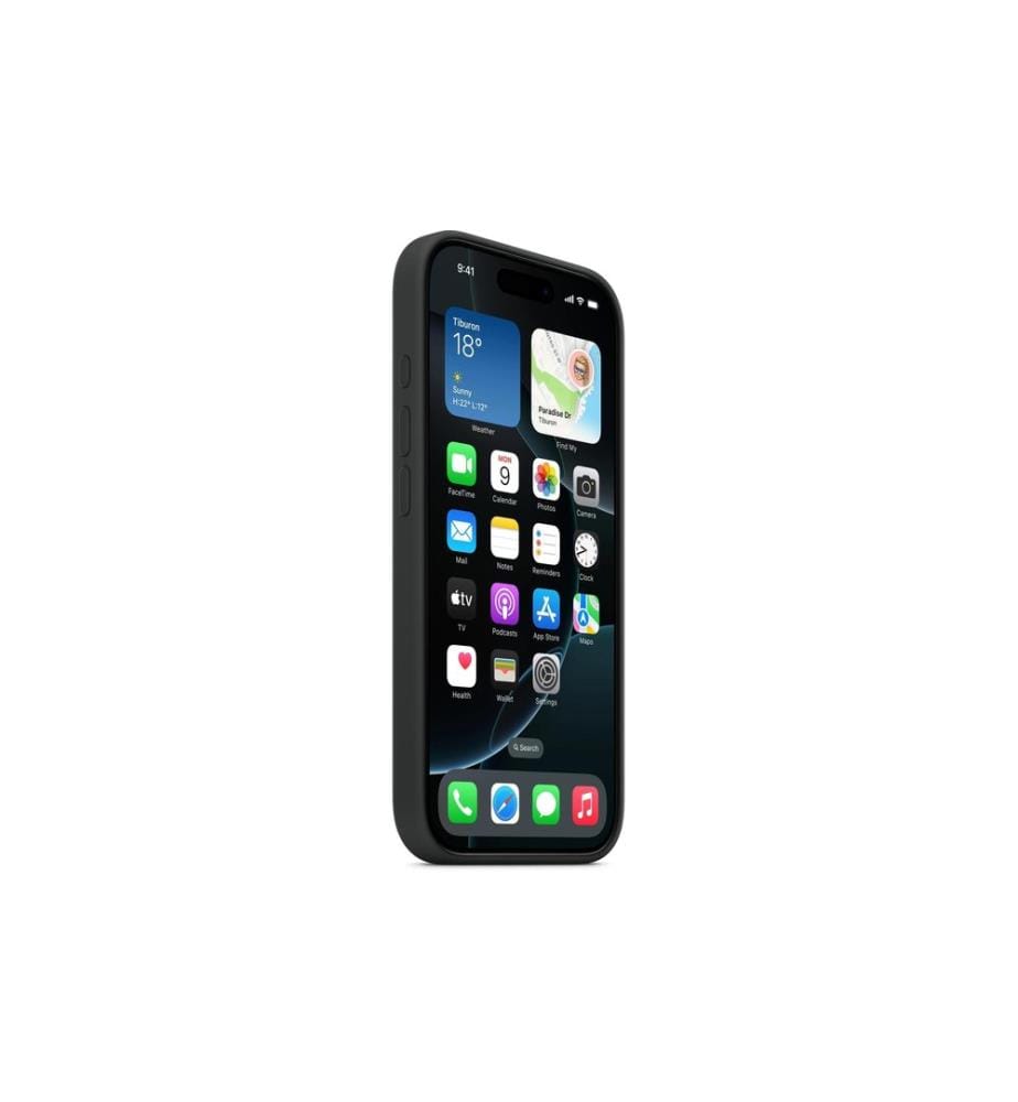 Apple Coque en silicone avec MagSafe iPhone 16 Pro Noir