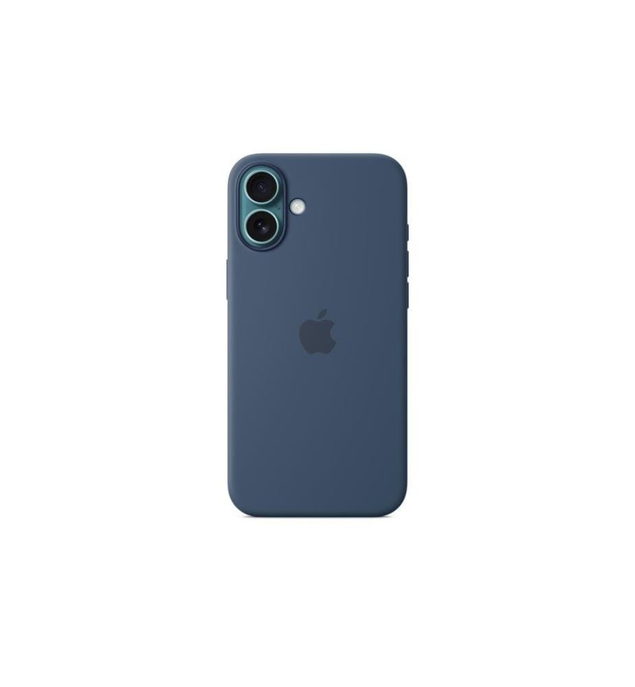 Apple Silicone Case mit MagSafe iPhone 16 Plus Denim