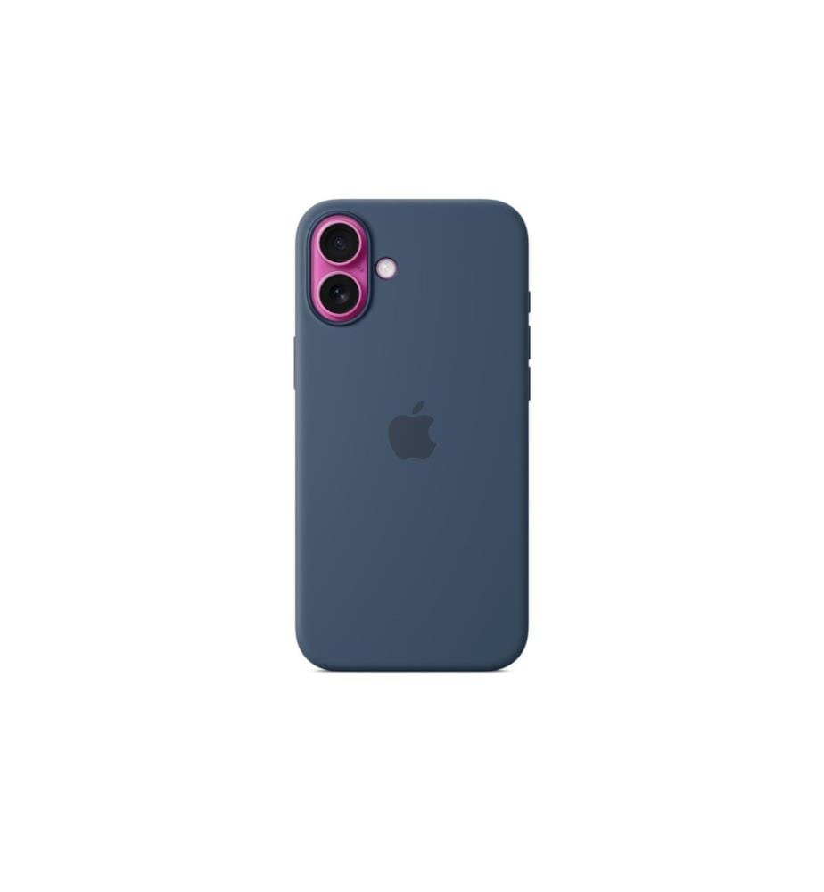 Apple Silicone Case mit MagSafe iPhone 16 Plus Denim