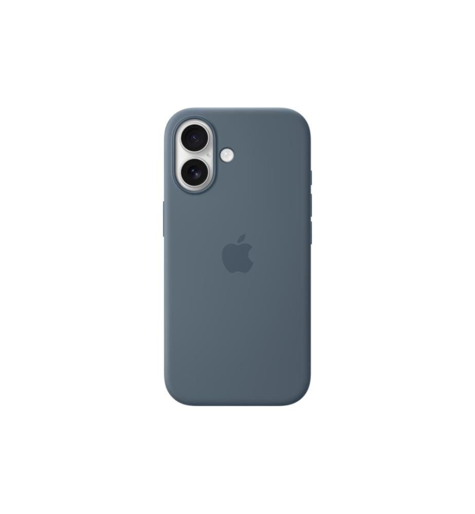 Coque arrière en silicone Apple MagSafe pour iPhone 17 Bleu
