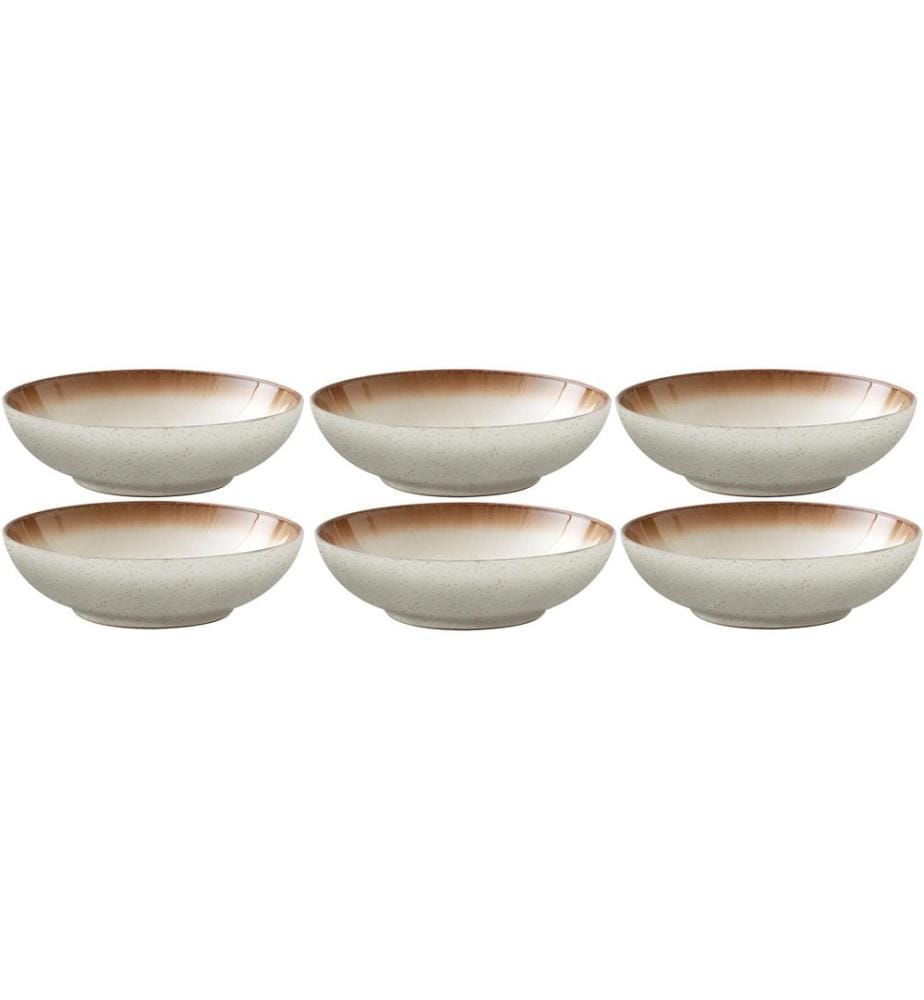 BITZ - Suppen- & Pastateller Ø 20 cm, 6 Stück, Beige/Crème
