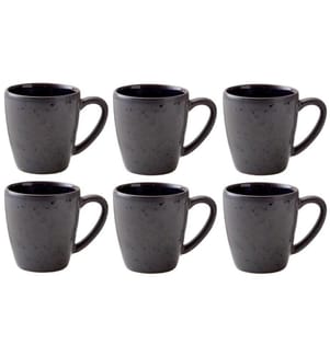 BITZ - Tasse à café 190 ml, 6 Pièce/s, Noir/Bleu foncé