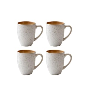 BITZ - Tasse à café 300 ml, 4 Pièce/s, Crème/Ambre