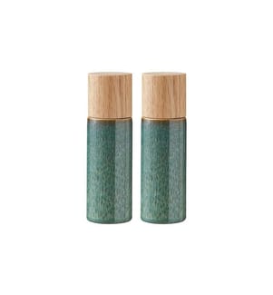 BITZ - Salz- und Pfeffermühle 2 Stück, 16.7 cm, Grün