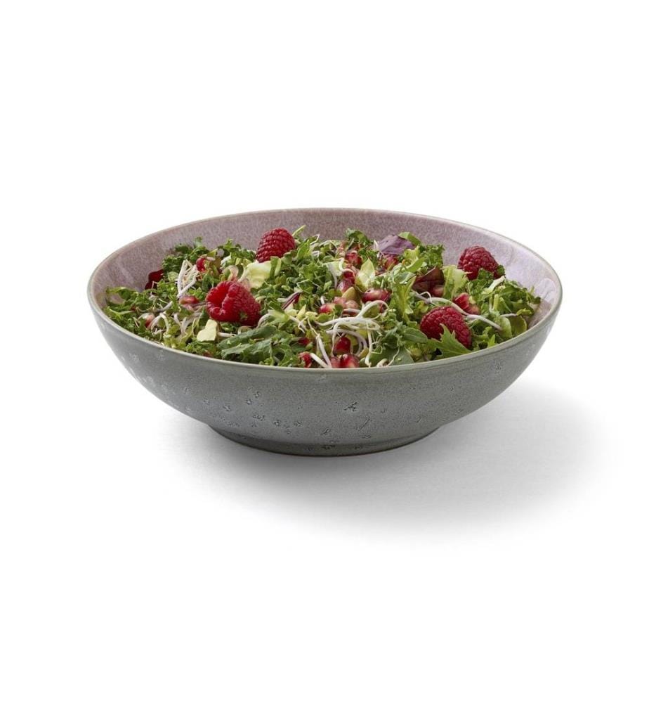 BITZ - Saladier 24 cm, gris/rose clair