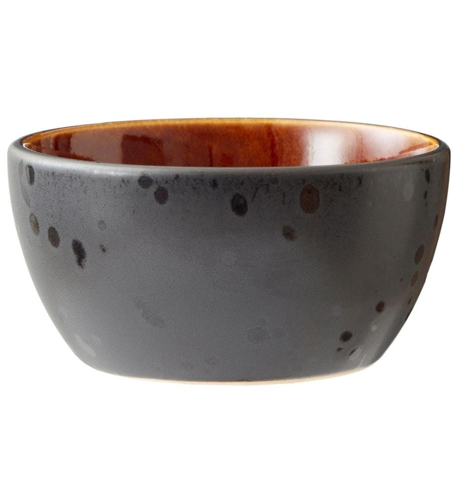 BITZ - Bol à céréales 4 pièces, 10 cm, Noir/Multicolore