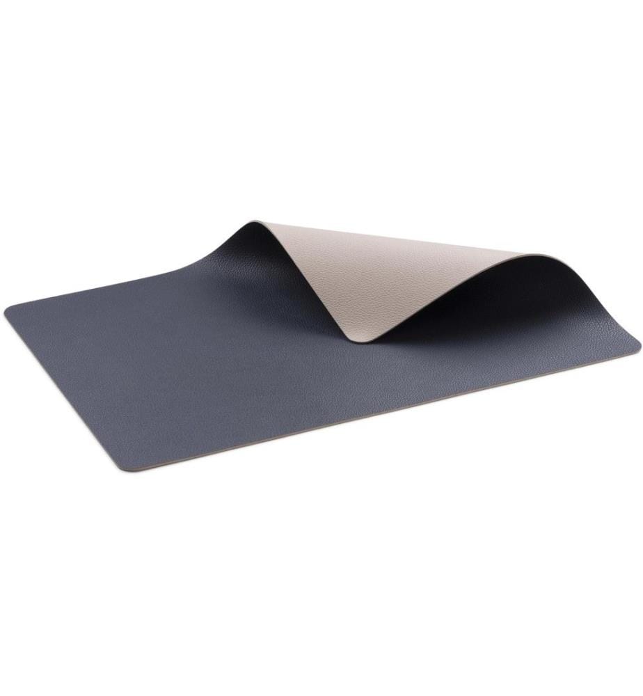 BITZ - Set de table 33 cm x 46 cm, 4 pièces, Bleu foncé/Sabler