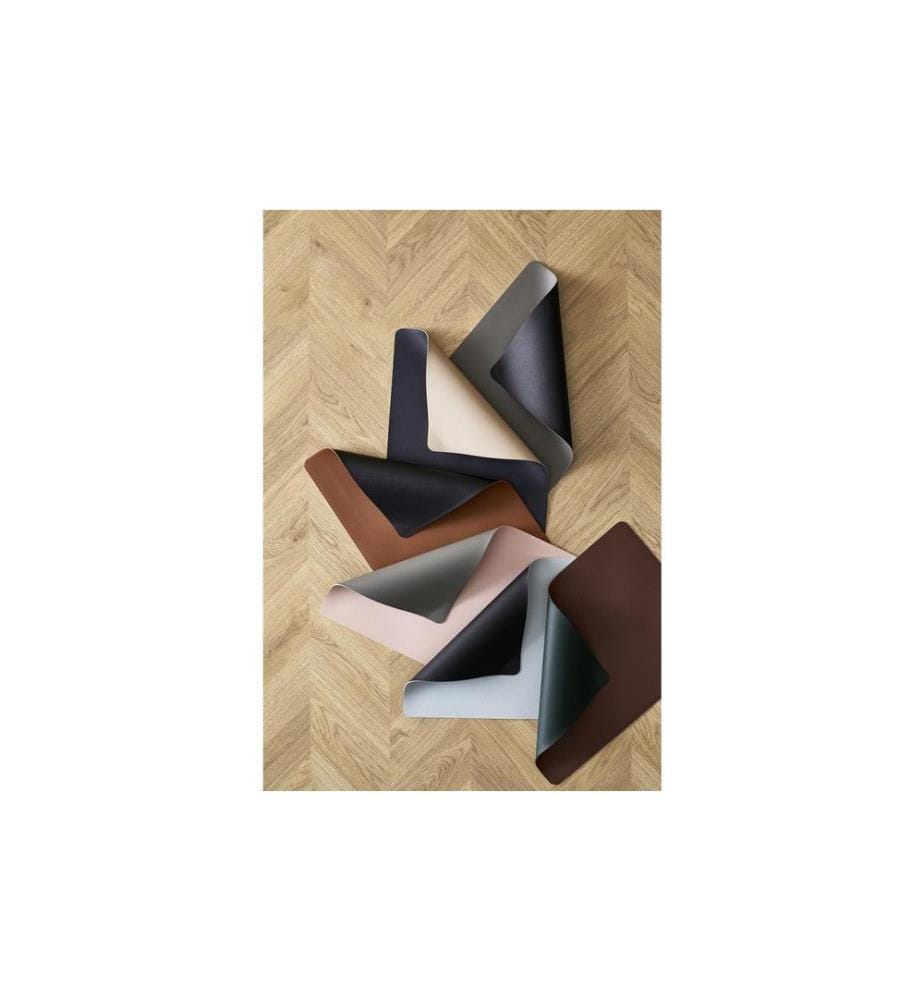 BITZ - Set de table 33 cm x 46 cm, 4 pièces, Bleu foncé/Sabler