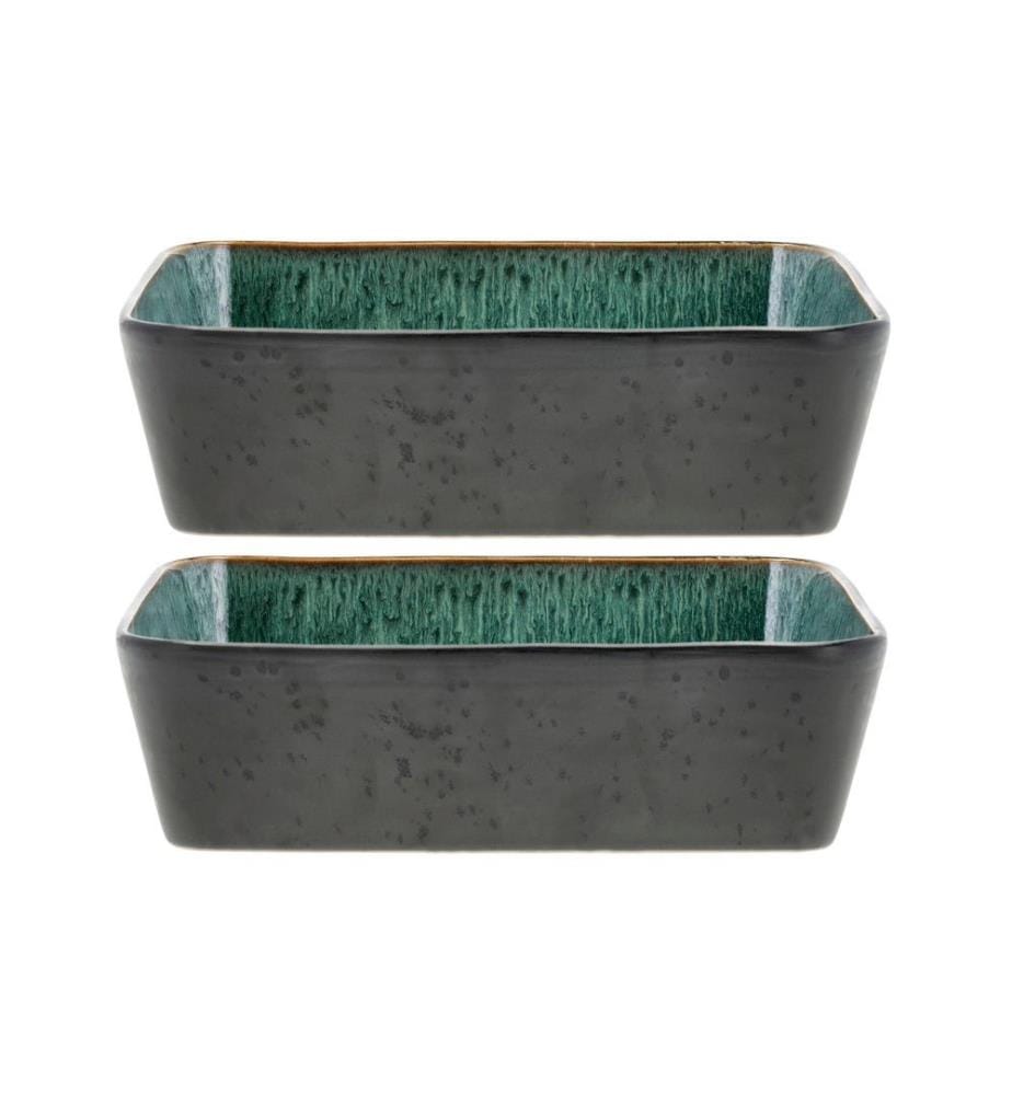 BITZ - Coupe Gastro 28 cm x 21 cm, 2 Pièce/s, Vert/Noir