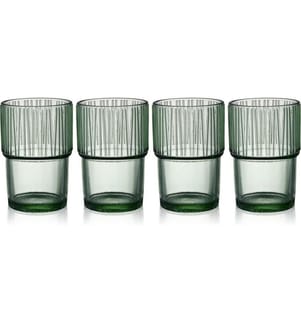 BITZ - Verre à latte macchiato Kusintha 380 ml, 4 Pièce/s, Vert