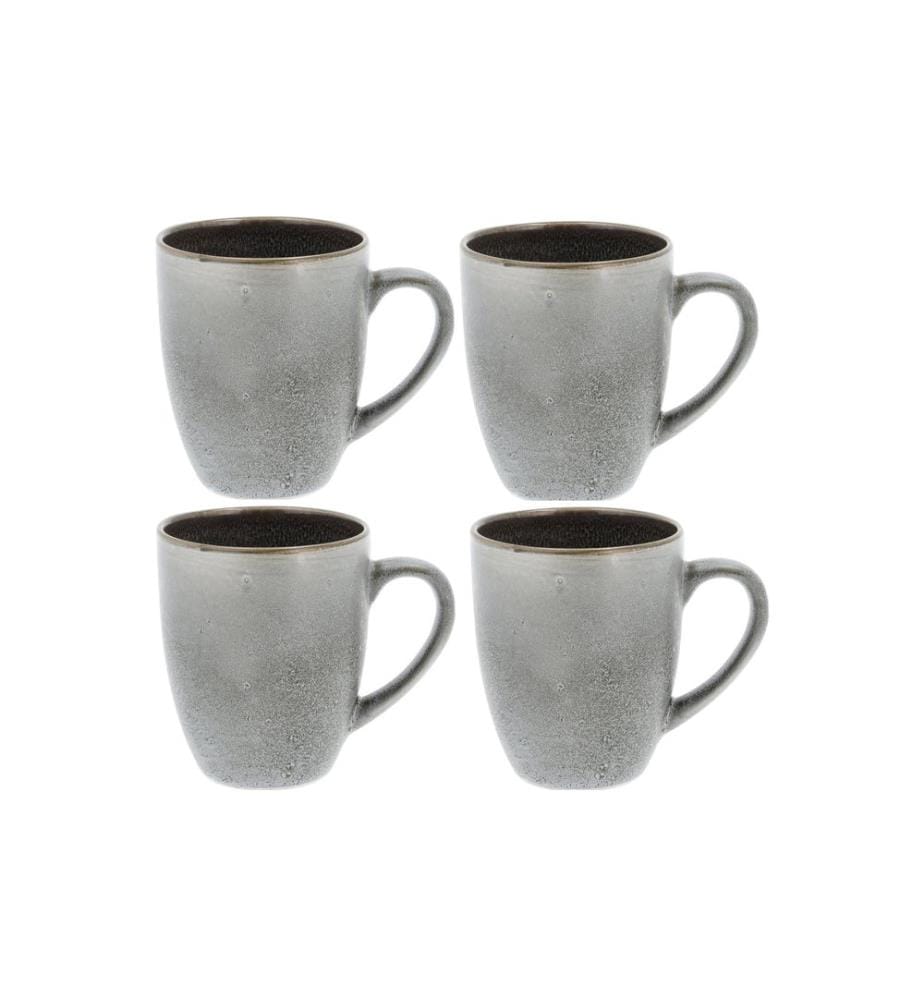 BITZ - Kaffeetasse 300 ml, 4 Stück, Grau