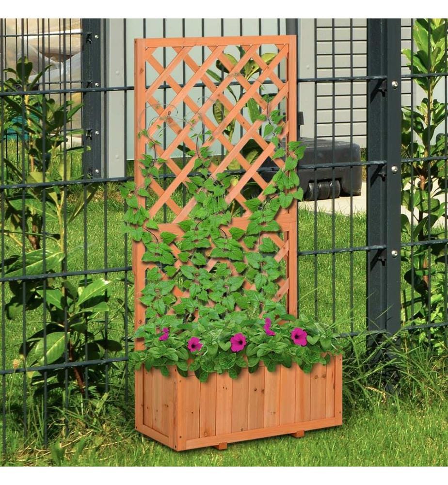 Treillis Arc de roses avec bac à plantes Cloison