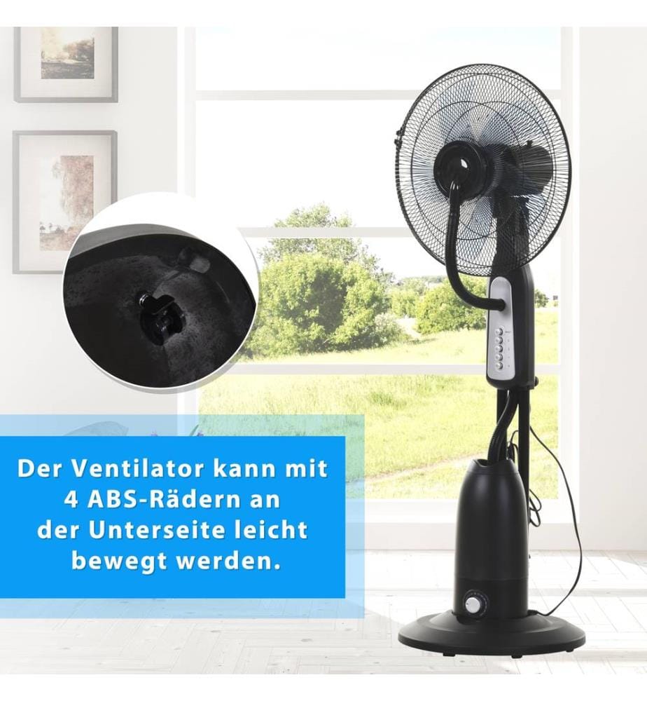 Ventilateur sur pied avec diffuseur de 2,8 litres et télécommande 120 cm