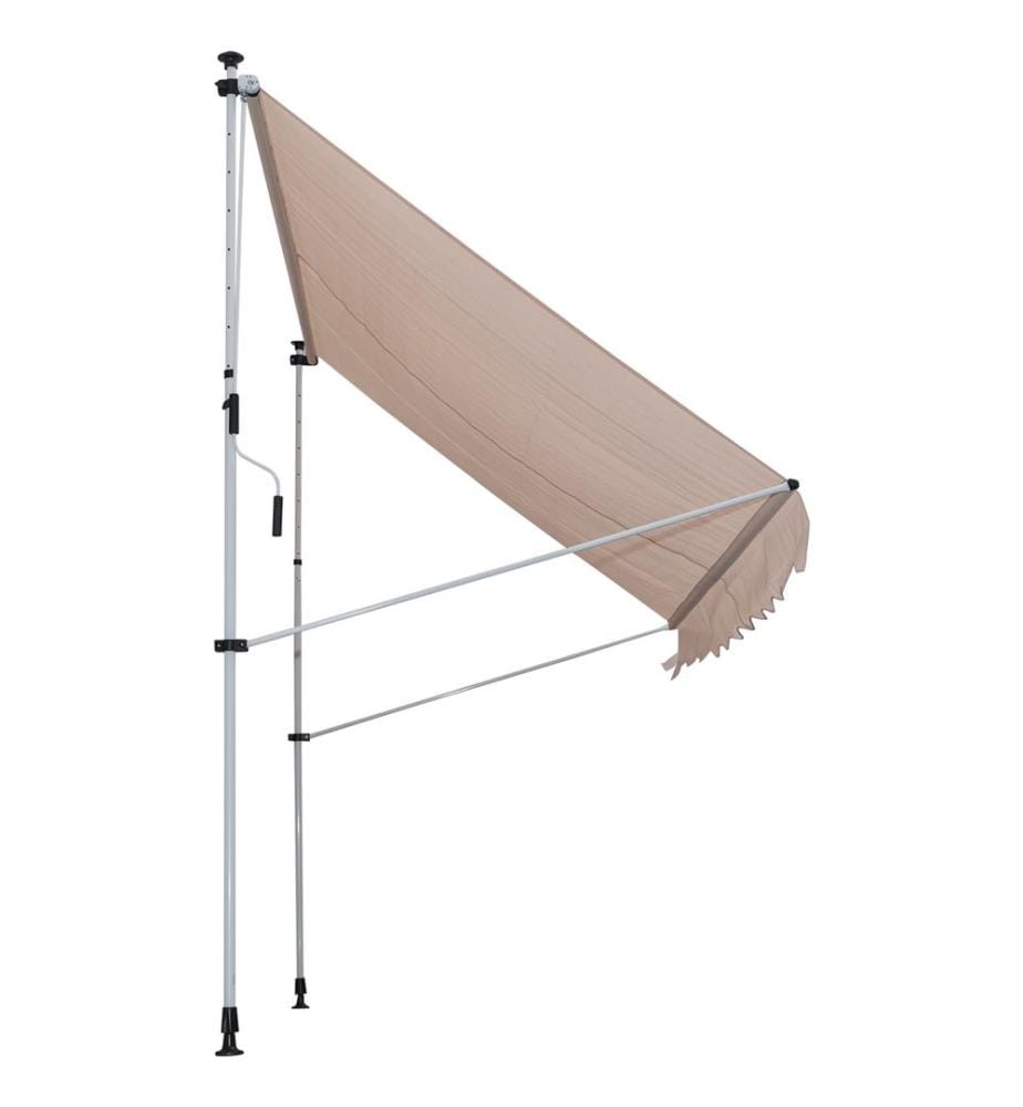 Tenda da sole per balcone Telescopica 200 x 150 cm Beige