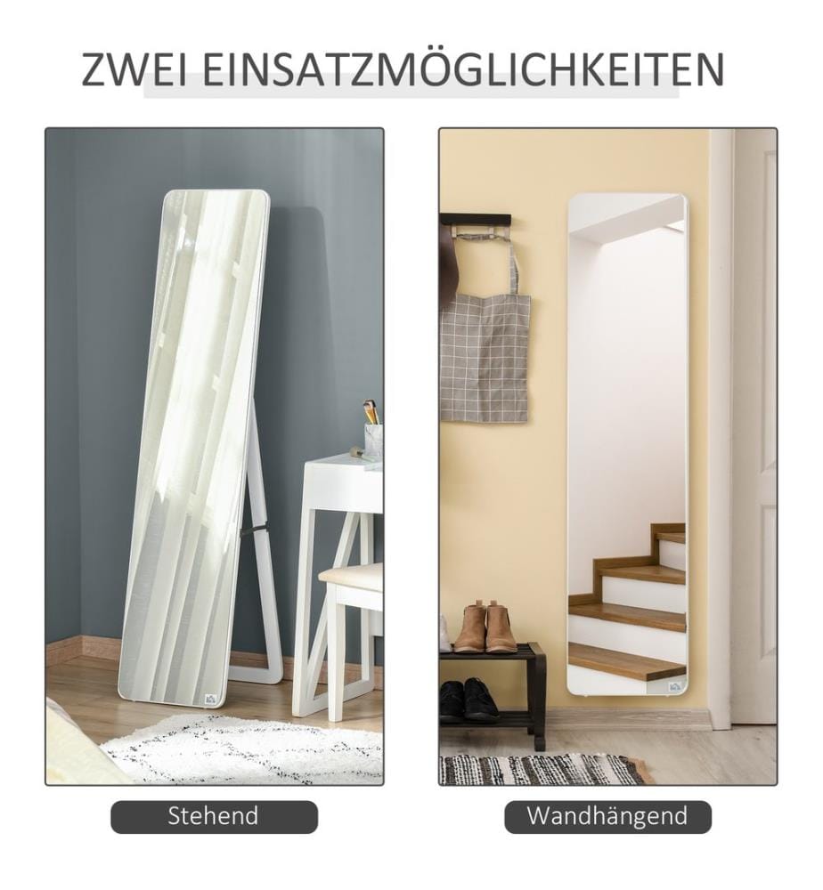 Specchio a figura intera da terra 156 cm specchio da appoggio