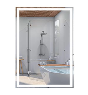 Badspiegel Badezi mmerspiegel mit LED-Leuchte 70x50 cm