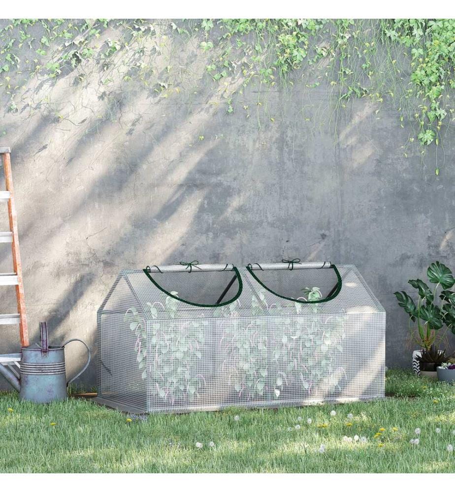 Frühbeet Gewächshaus 120x60x60 cm