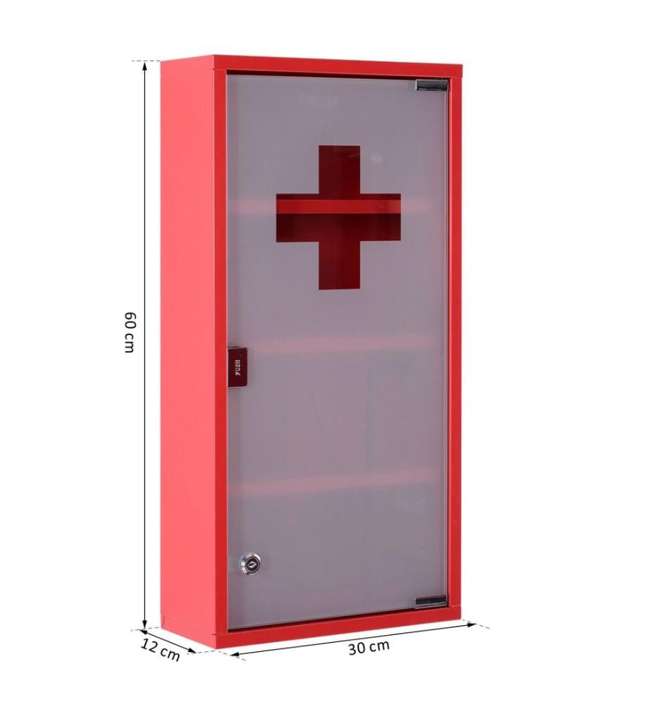 Armoire à pharmacie Armoire de premiers secours avec serrure