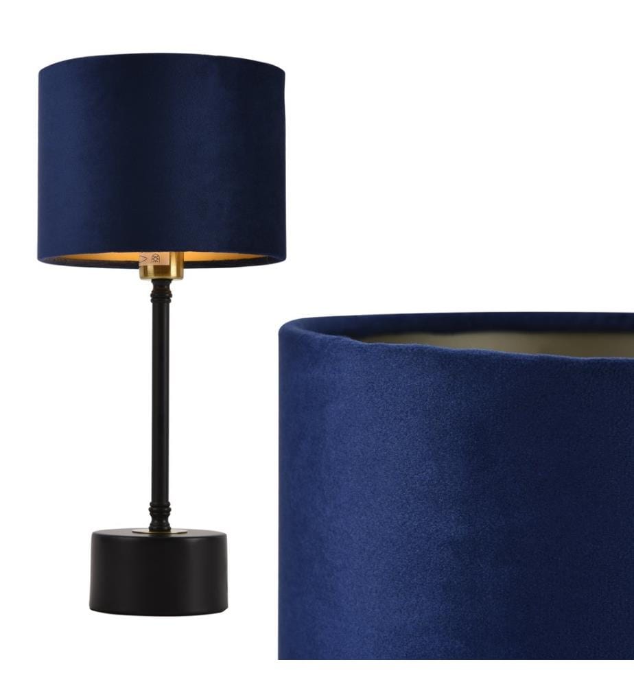 Tischlampe Deventer Blau 1xE14 Nachttischlampe
