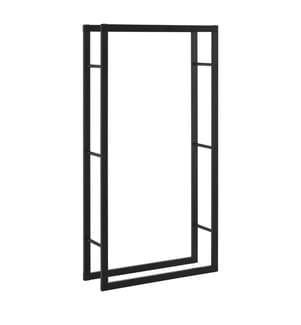 Kaminholzregal Brennholzregal Kasan 75x150x25 cm Stahl