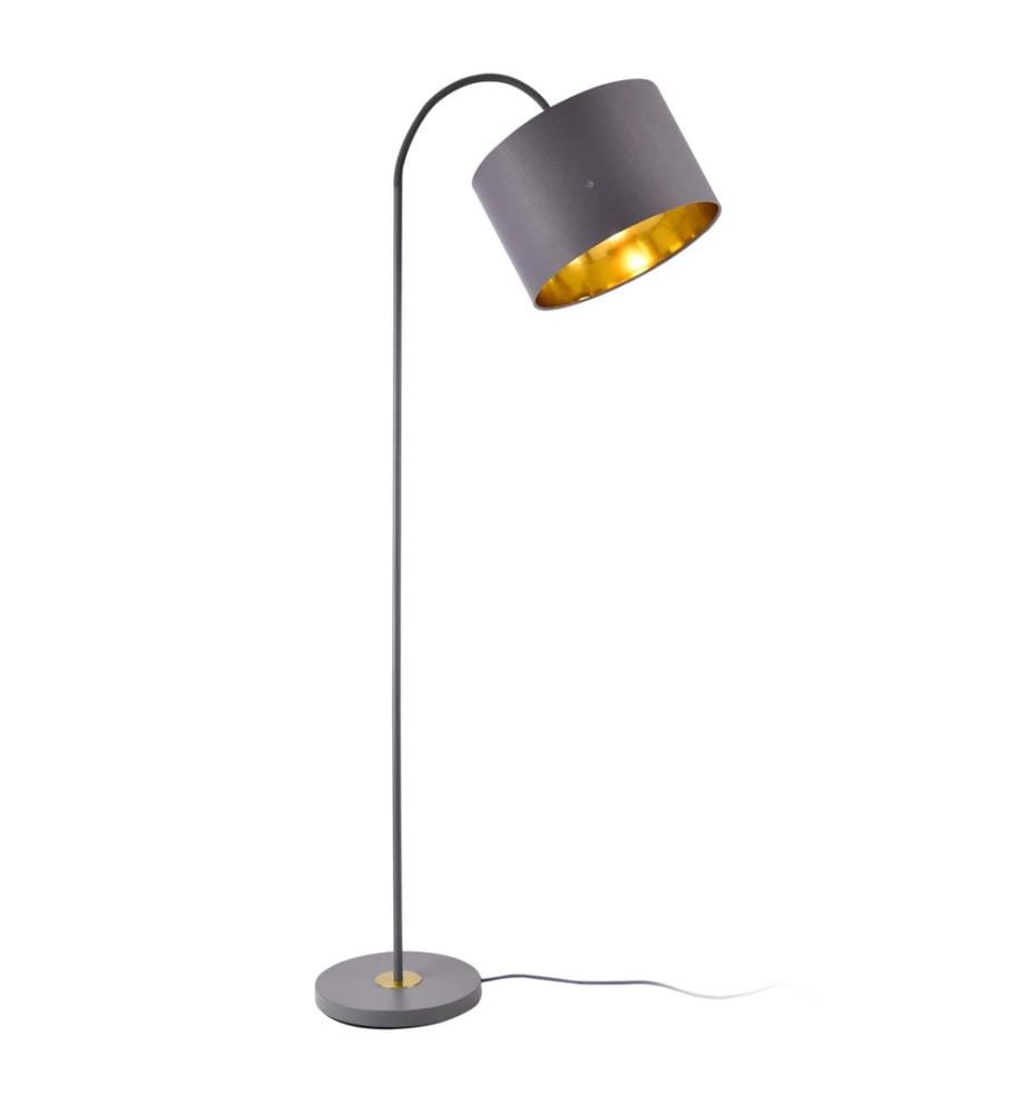Stehlampe Toledo 173 cm 1xE27 Metall Grau