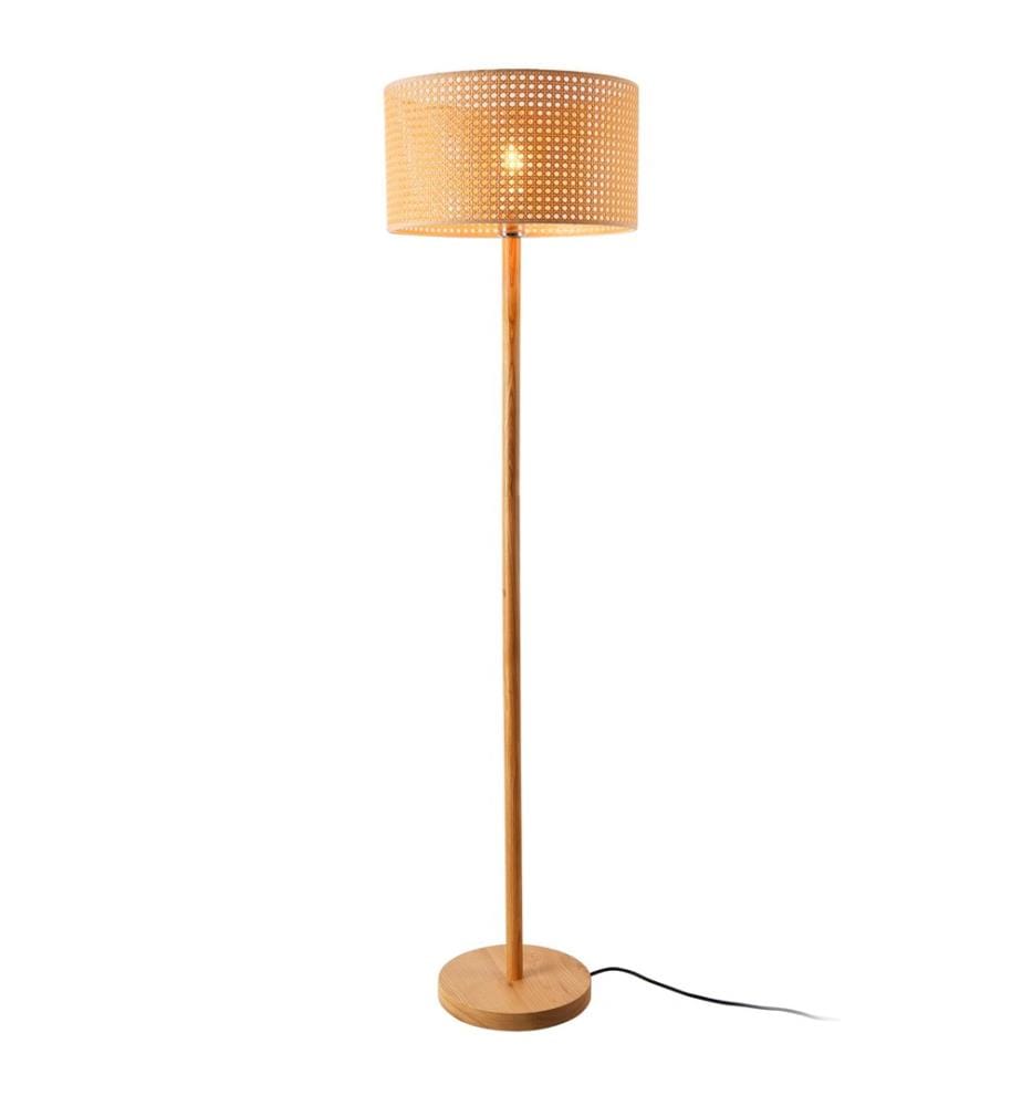 Lampada da terra Lampada da terra Rochdale E27 giallo-marrone