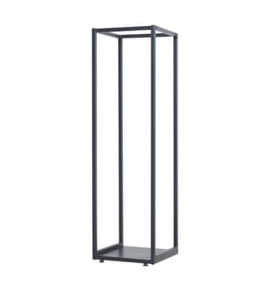 Kaminholzregal Tornved Stahl 35x35x120 cm Schwarz