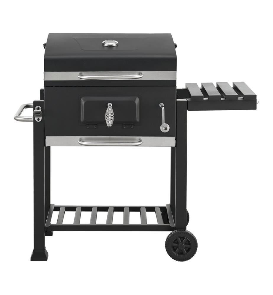 Carrello barbecue Houston 105x114x47,5 cm nero